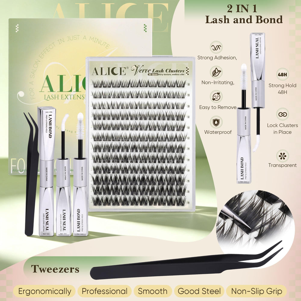 ALICE Verve white bond and clear seal bottles showing precise placement control