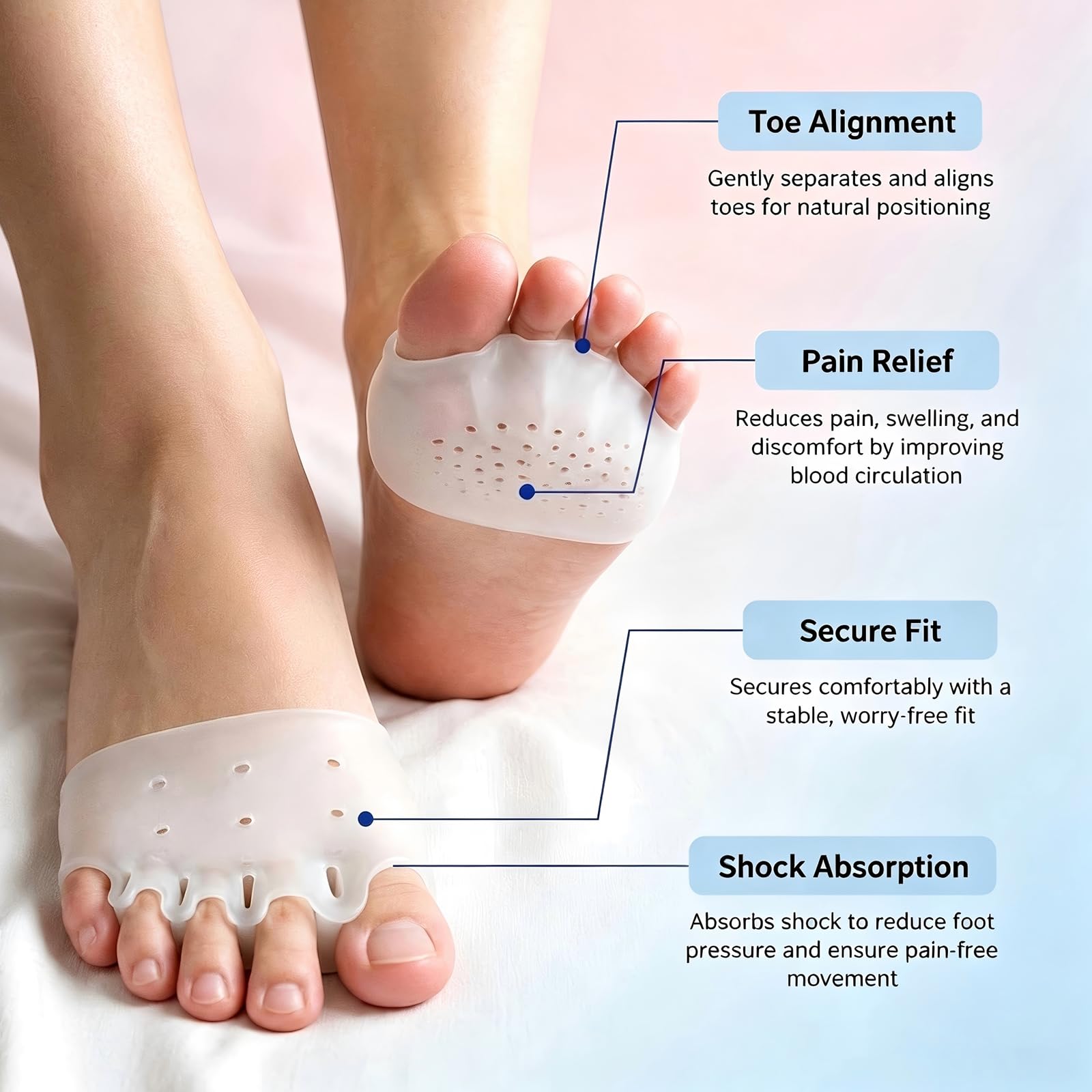 Generic Alignura worn on foot lifestyle image showing all-day comfort