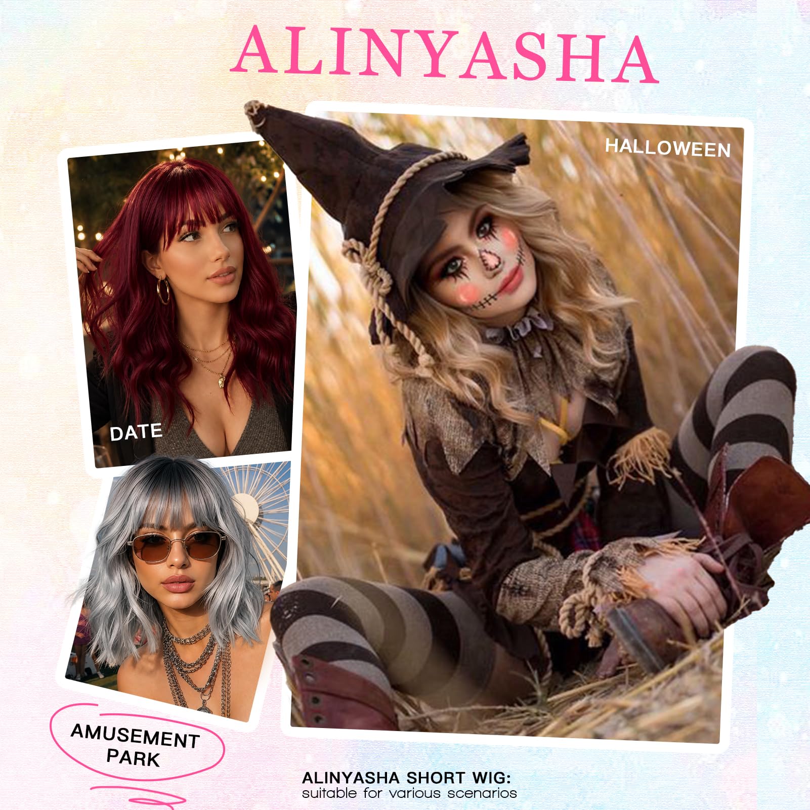 Alinyasha back view of adjustable elastic cap ensuring secure comfortable all-day fit