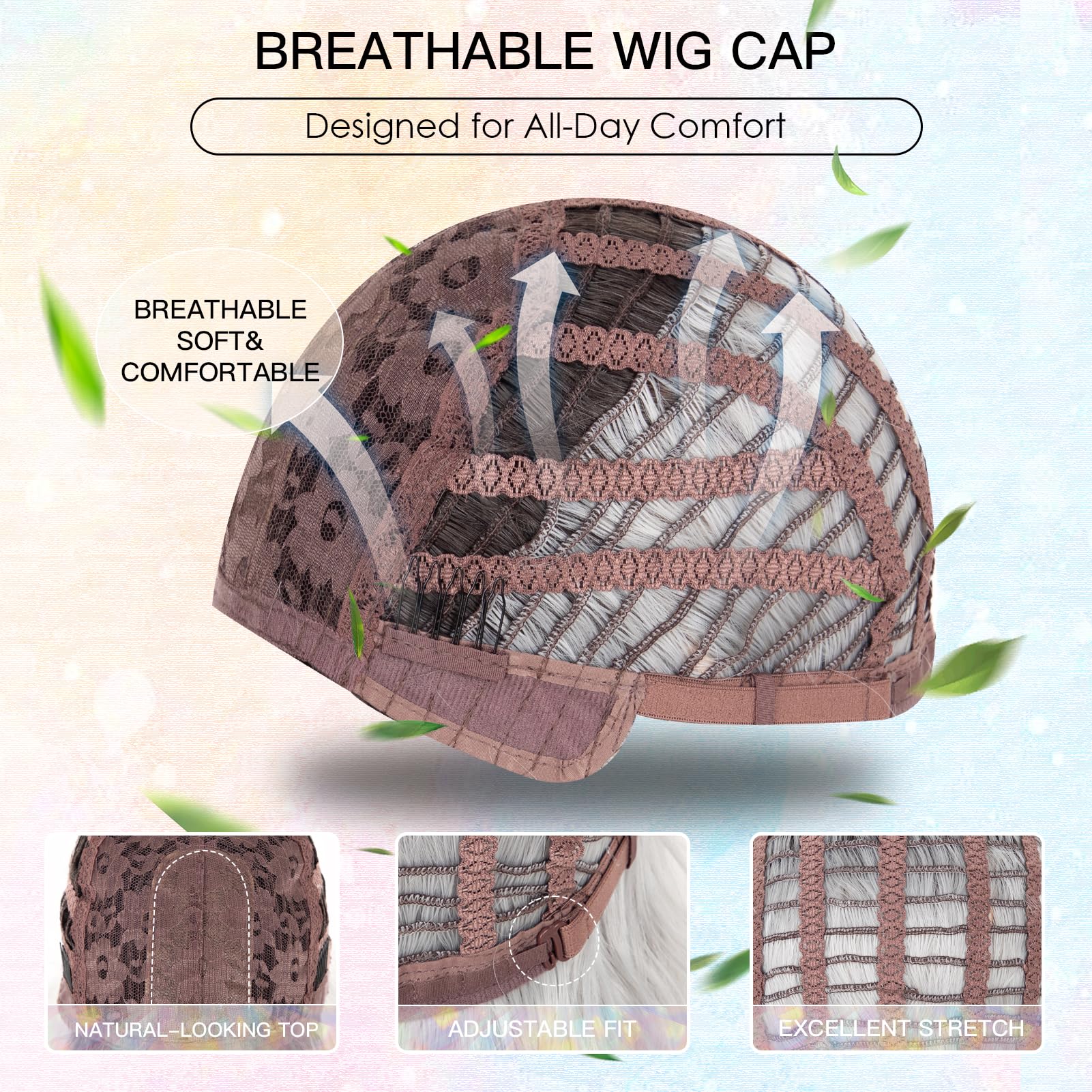 Alinyasha close-up of realistic scalp and middle part offering authentic hairline appearance