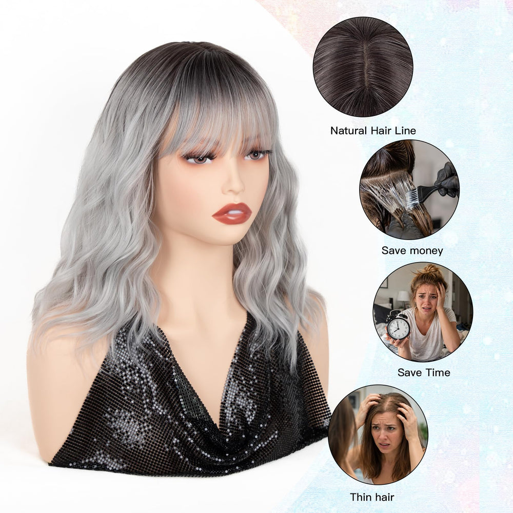 Alinyasha detail of loose waves and fiber texture for natural movement and shine