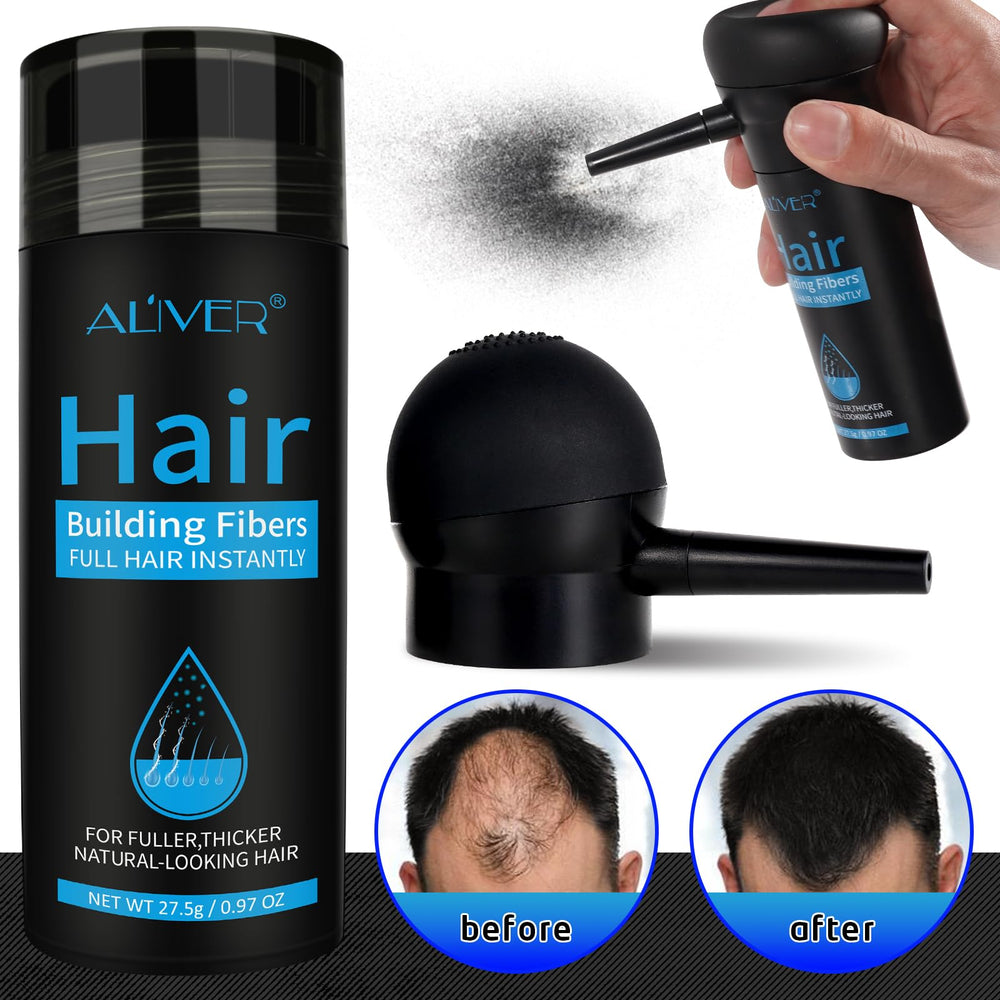 ALIVER hair fiber texture detail showing natural keratin look and blend