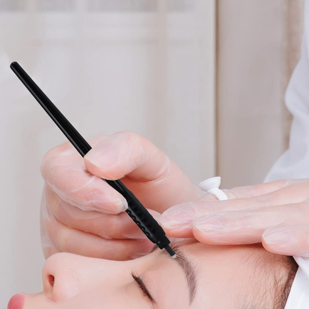 ALIWOD performing strokes on practice skin illustrating technique results