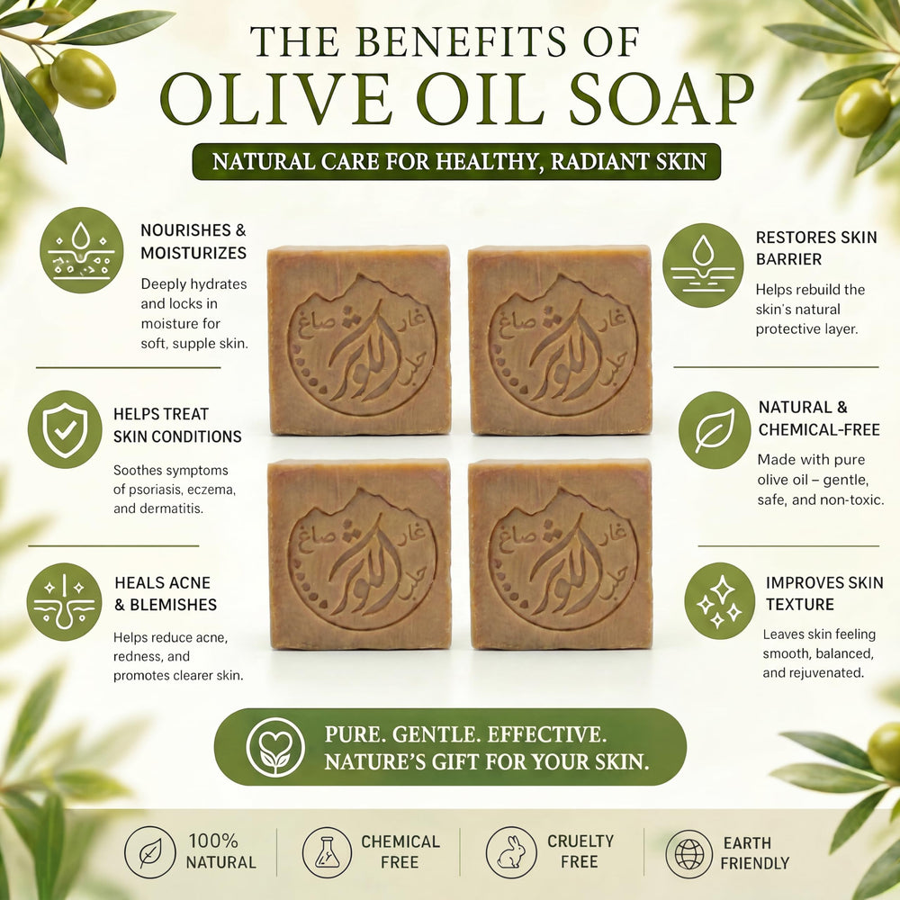ALKAWTHAR close-up of soap texture highlighting traditional cold process benefit