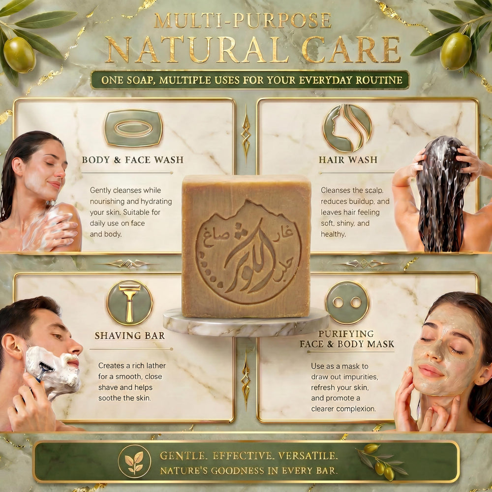 ALKAWTHAR creating creamy lather in hands for efficient gentle cleansing