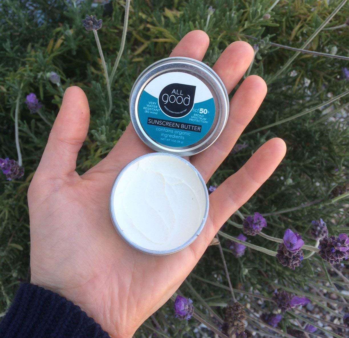 Two All Good travel tins side-by-side showing convenient 2-pack