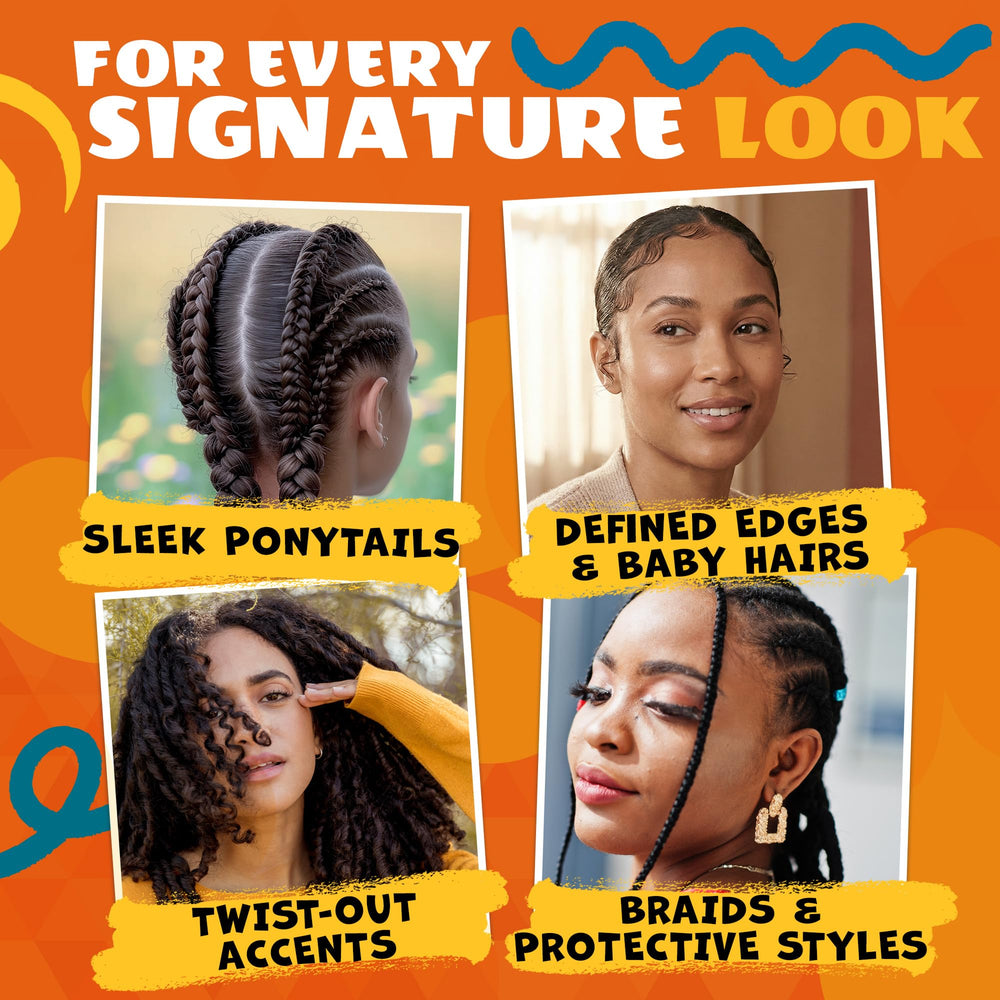 AllDay Locks used on braided hairstyle for long-lasting polished finish