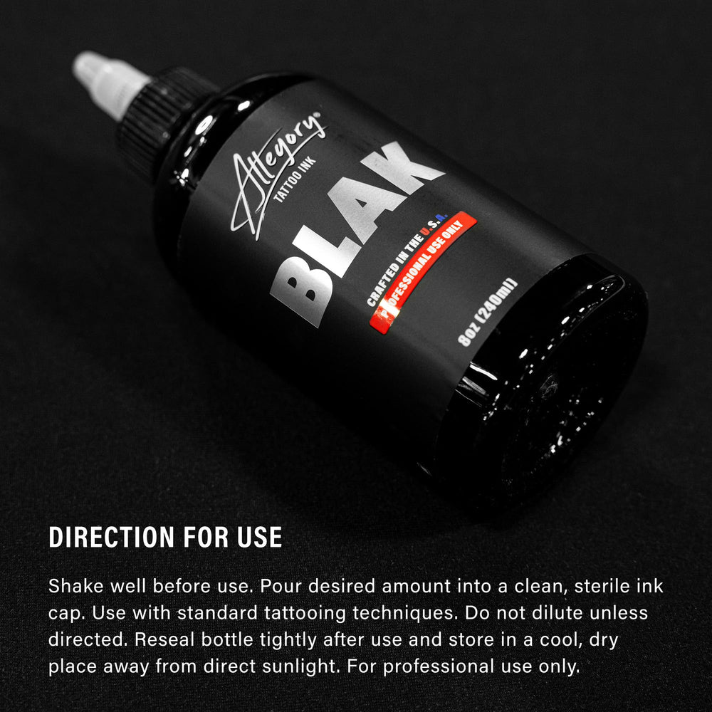 Allegory ink pour close-up showing smooth texture for even application