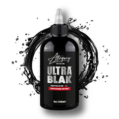 Allegory Ultra BLAK tamper-resistant cap and heat seal ensuring freshness