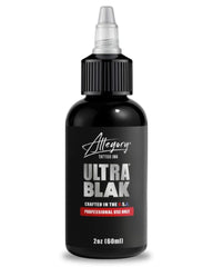 Allegory Ultra BLAK front bottle showing brand and clear pigment for easy inspection