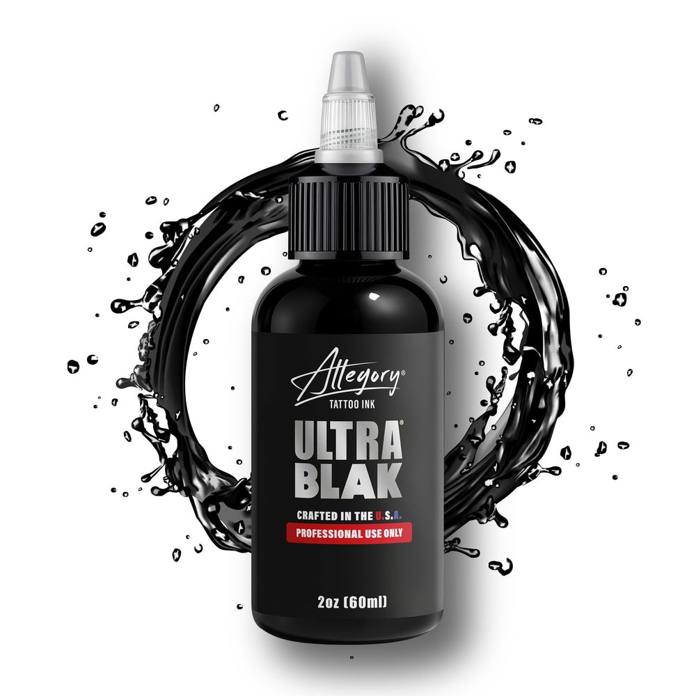 Allegory label detail highlighting product name and vegan formulation benefits