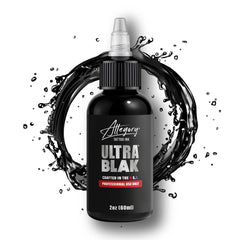 Allegory label detail highlighting product name and vegan formulation benefits