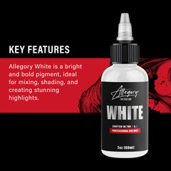 Allegory white glass marble agitator ensuring consistent pigment suspension
