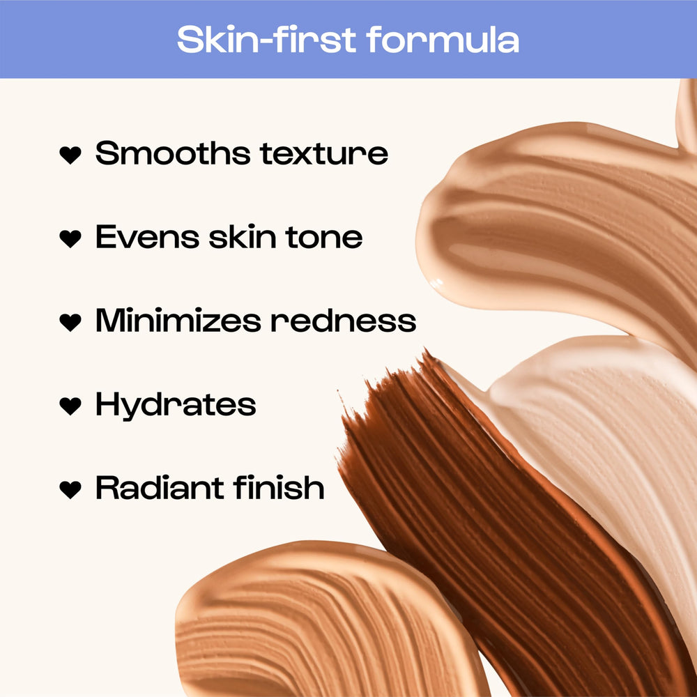 ALLEYOOP swatched texture on skin showing smooth second-skin finish
