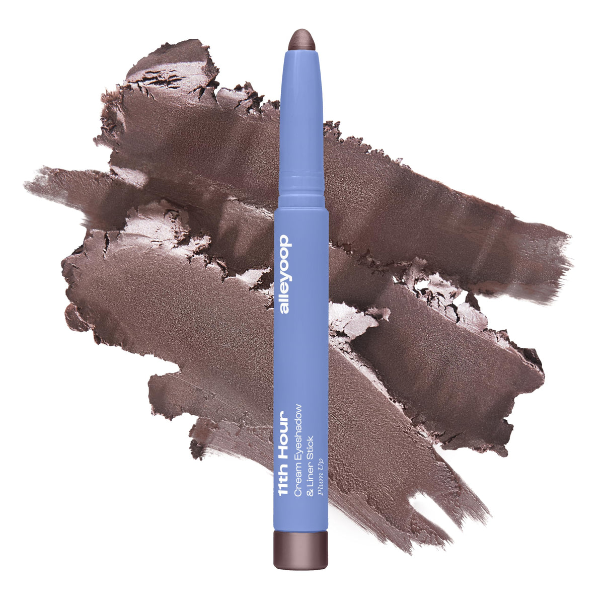 ALLEYOOP front packaging showing the Smoky Amethyst stick for quick application benefit