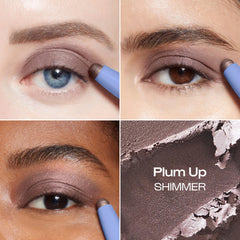 ALLEYOOP swatched texture of Smoky Amethyst illustrating buildable pigment