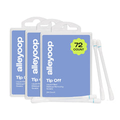 ALLEYOOP front packaging showing 72-count convenience and portability benefit