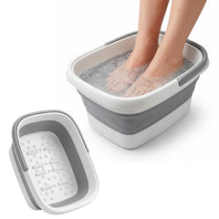 AllSett Health front view of tub showing basin and rim, easy-home-spa