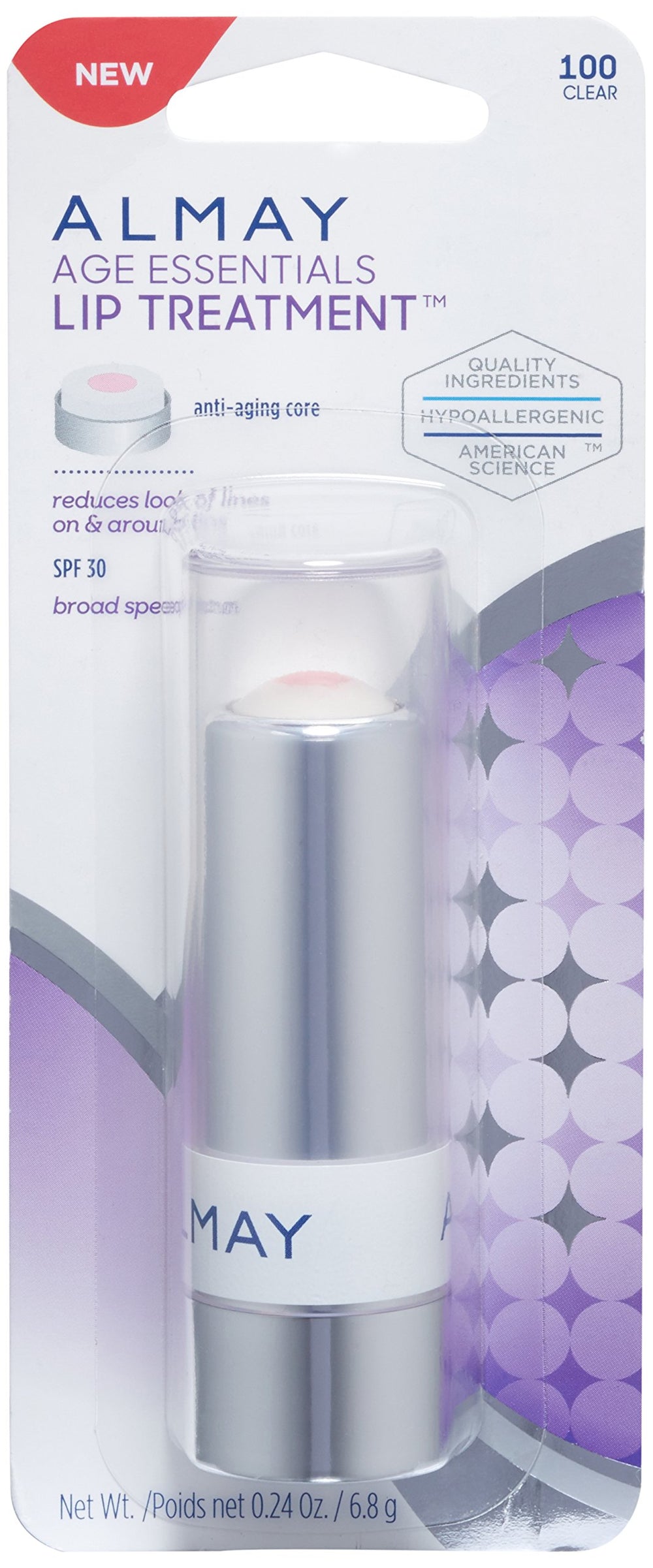 Almay close-up of anti-aging core highlighting smoothing benefit