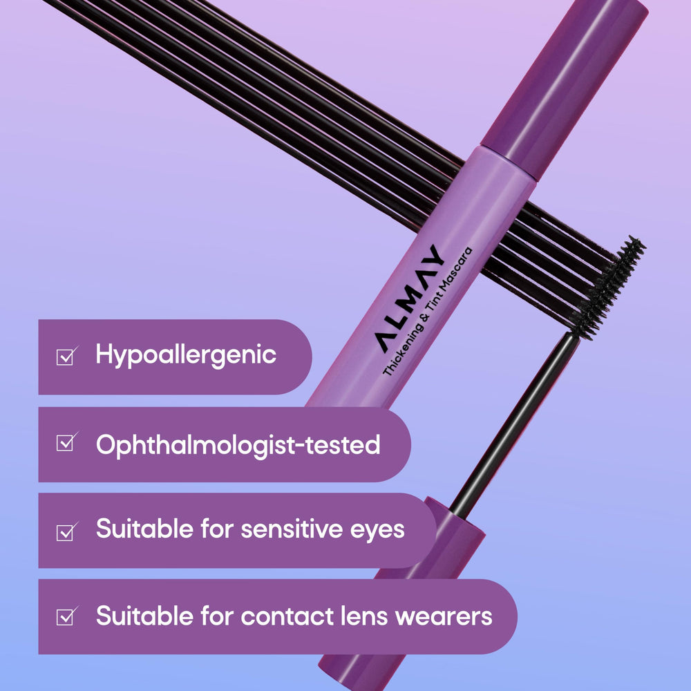Almay lifestyle model wearing mascara for natural everyday enhancement