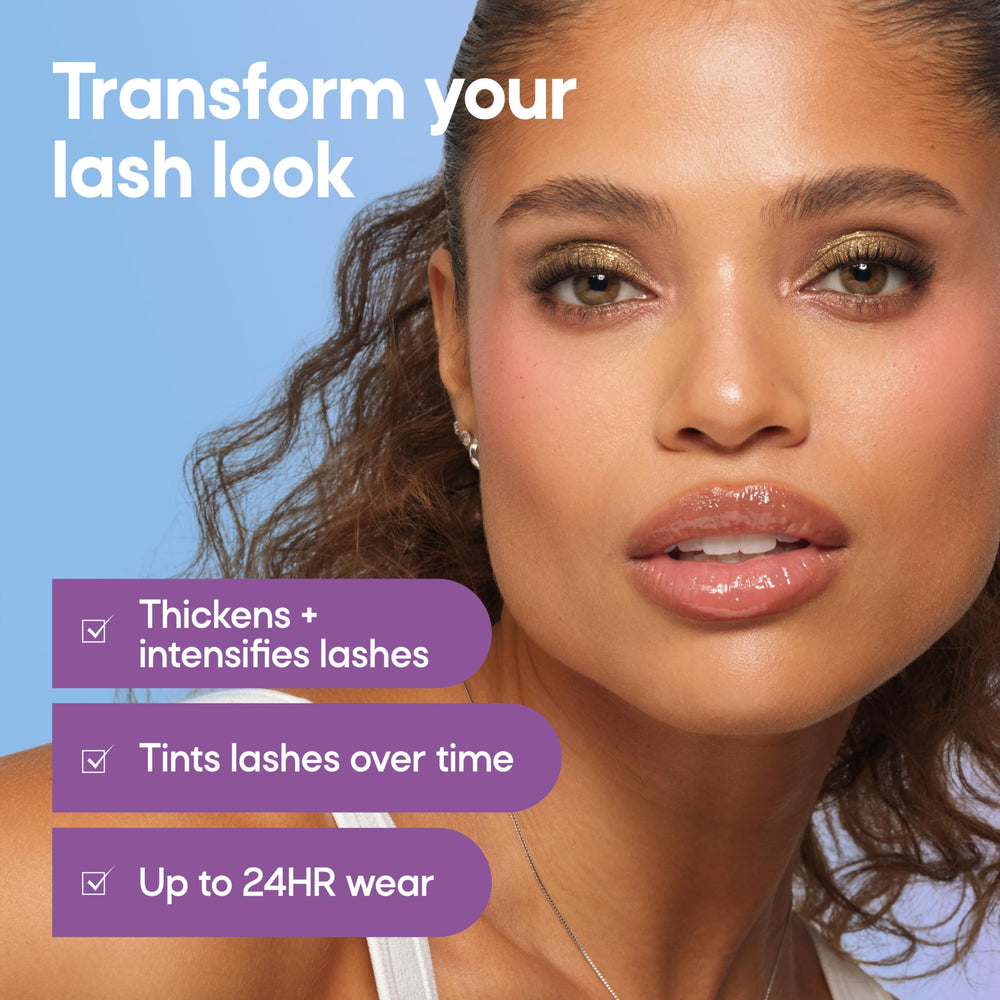 Almay mascara wand bristles closeup for precise, clump-free application
