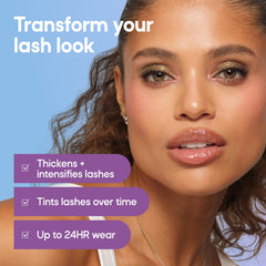 Almay mascara wand bristles closeup for precise, clump-free application