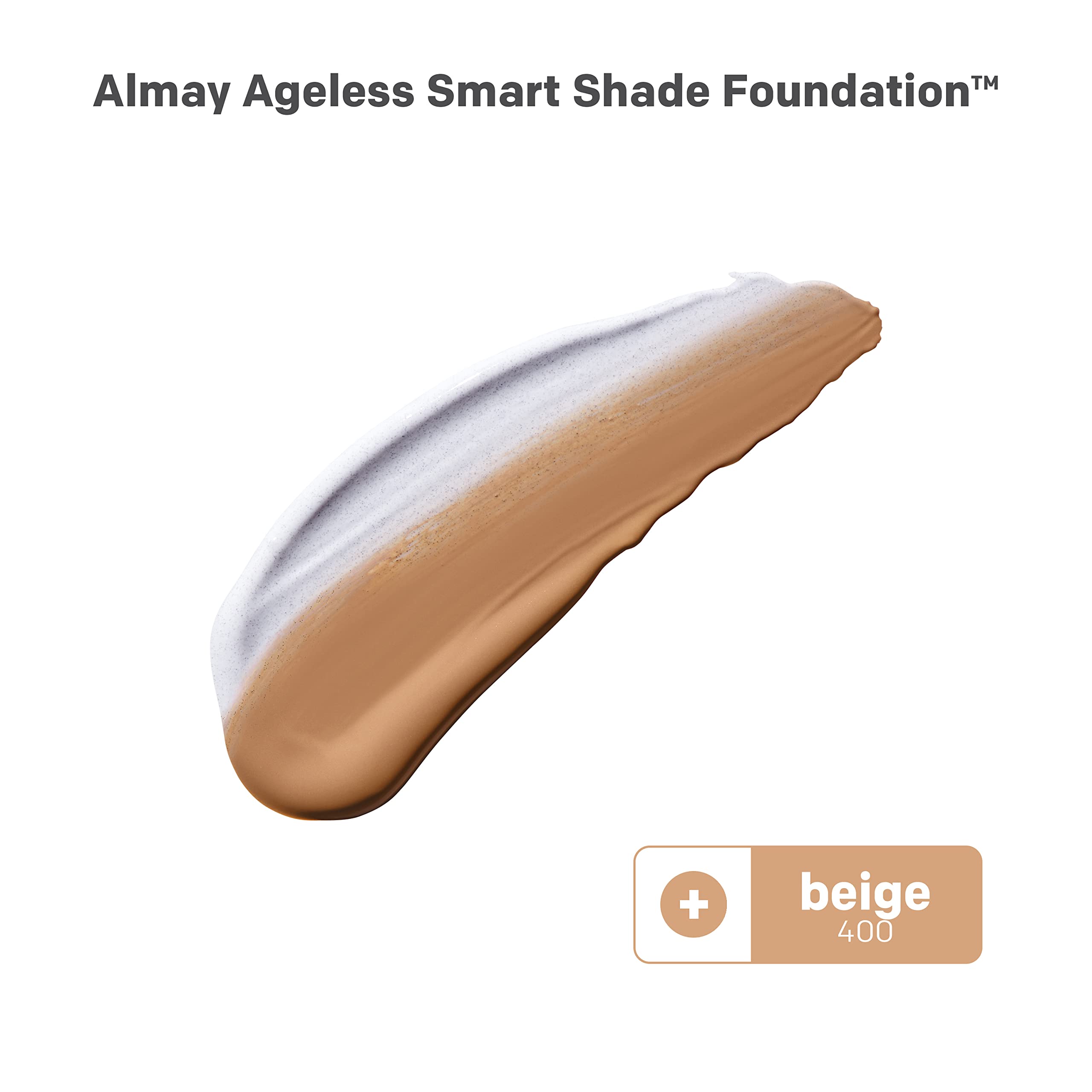 Almay creamy texture close-up demonstrating smooth blendability benefit