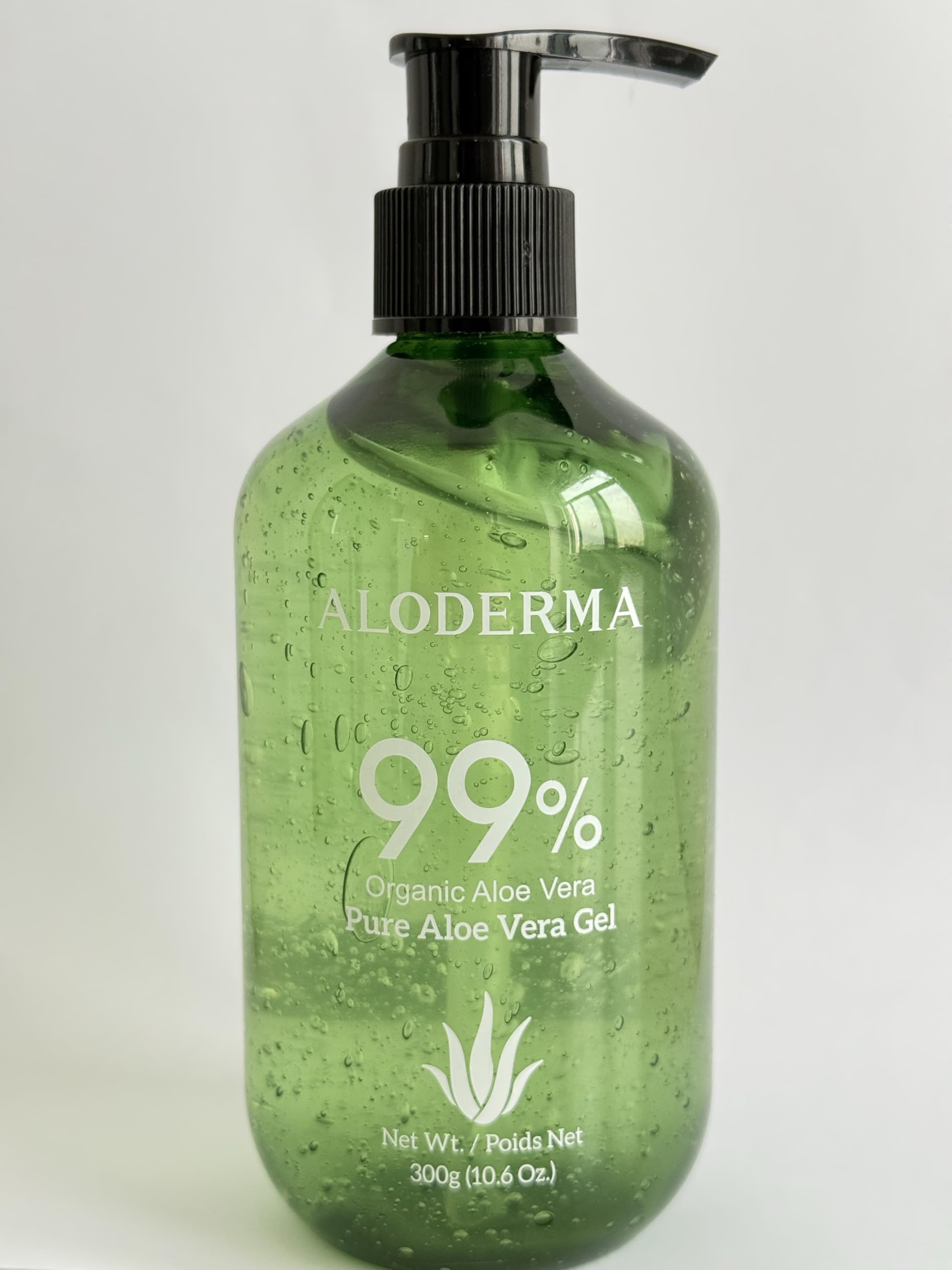Aloderma farm-to-bottle image highlighting fresh harvest and fast processing benefit