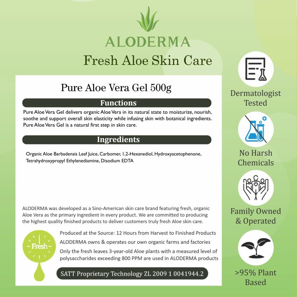 Person using Aloderma gel after sun exposure showing immediate-cooling comfort benefit