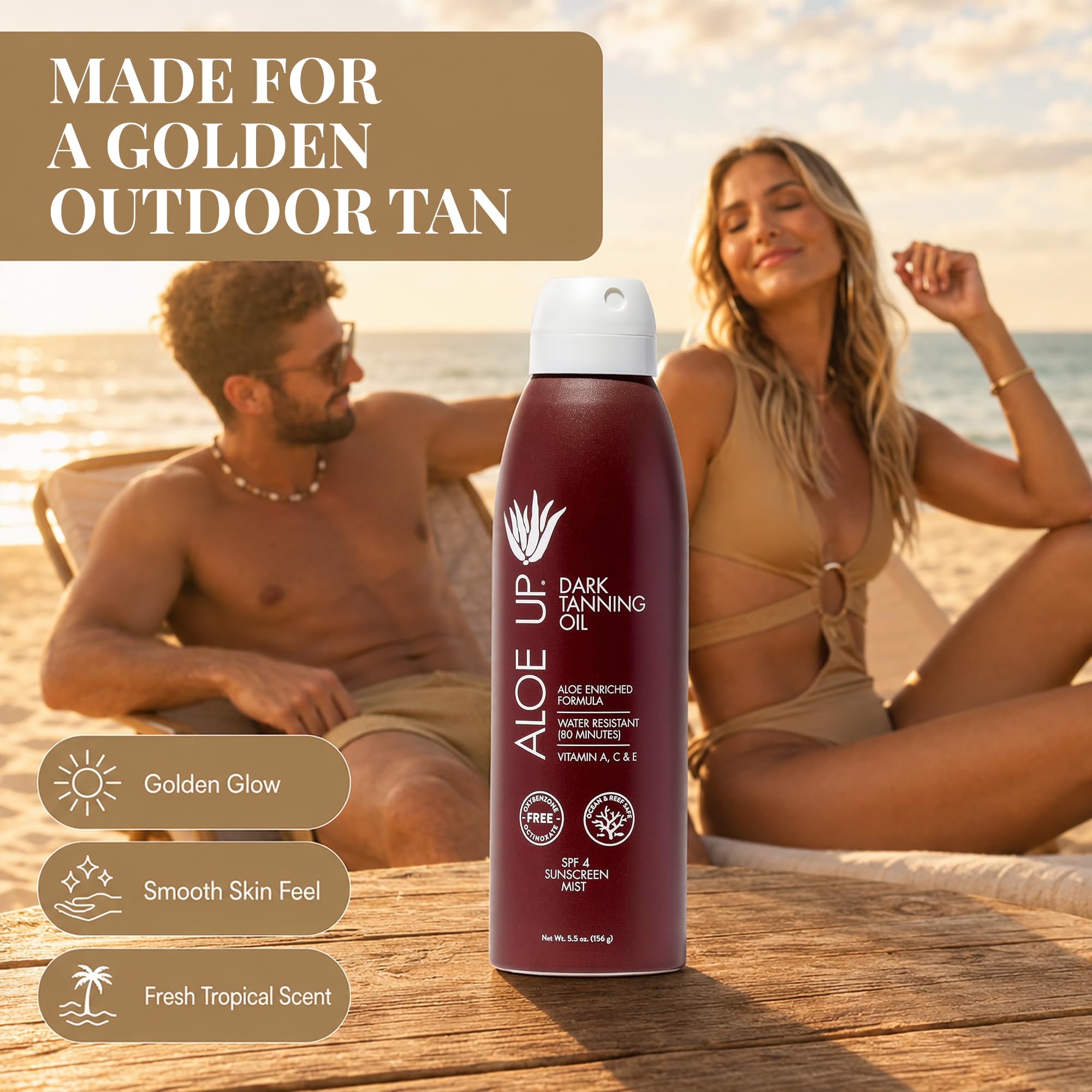 Aloe Up label and ingredients panel highlighting gentle formula