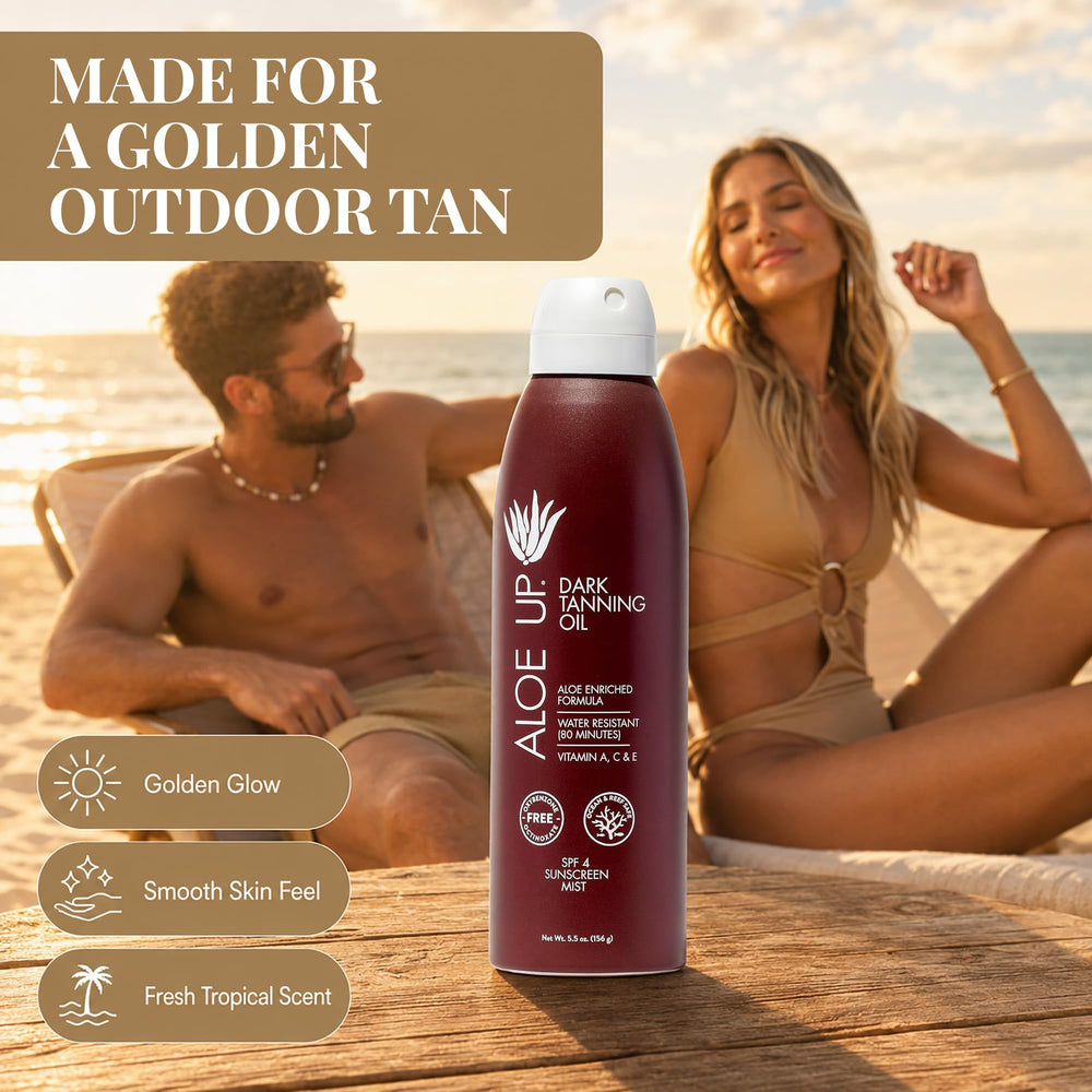 Aloe Up label and ingredients panel highlighting gentle formula