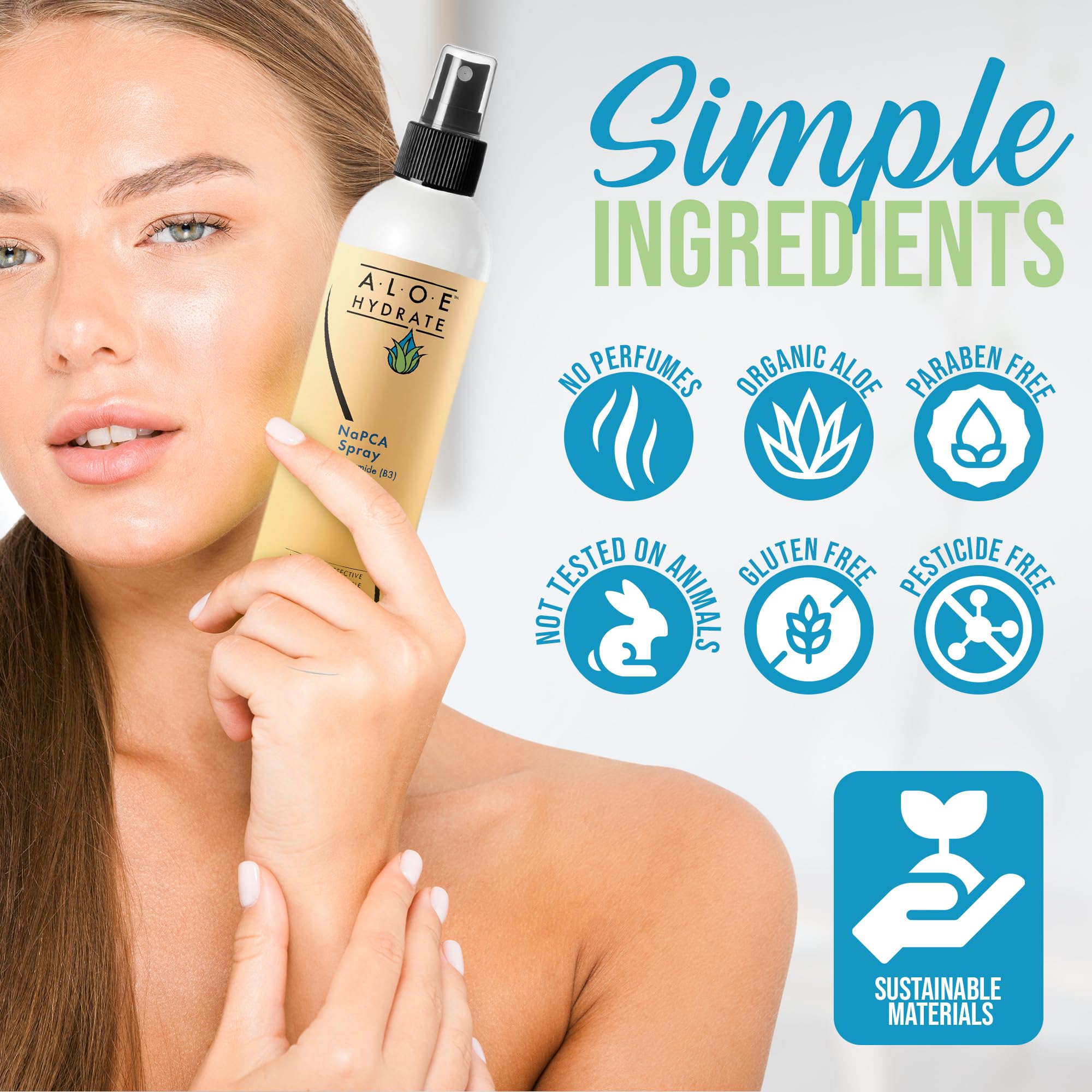 AloeHydrate used on fresh tattoo area showing gentle soothing and care