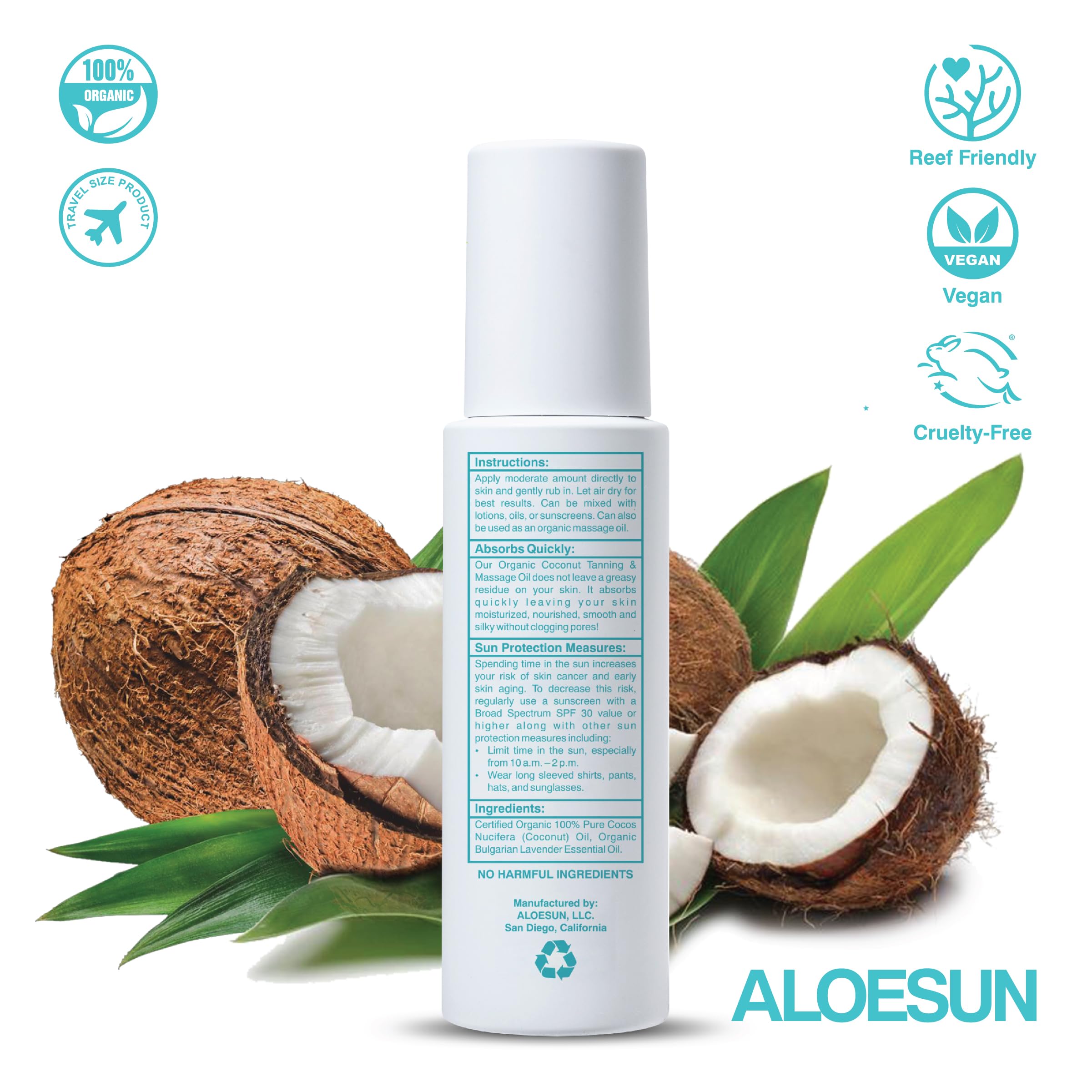 ALOESUN hair ends conditioning shot displaying shine and split-end smoothing