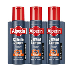 Alpecin C1 front packaging showing label and pack benefits for fuller hair