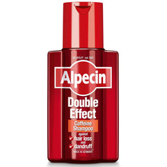 Alpecin bottle front view showing label and 200ml size, brand clarity benefit