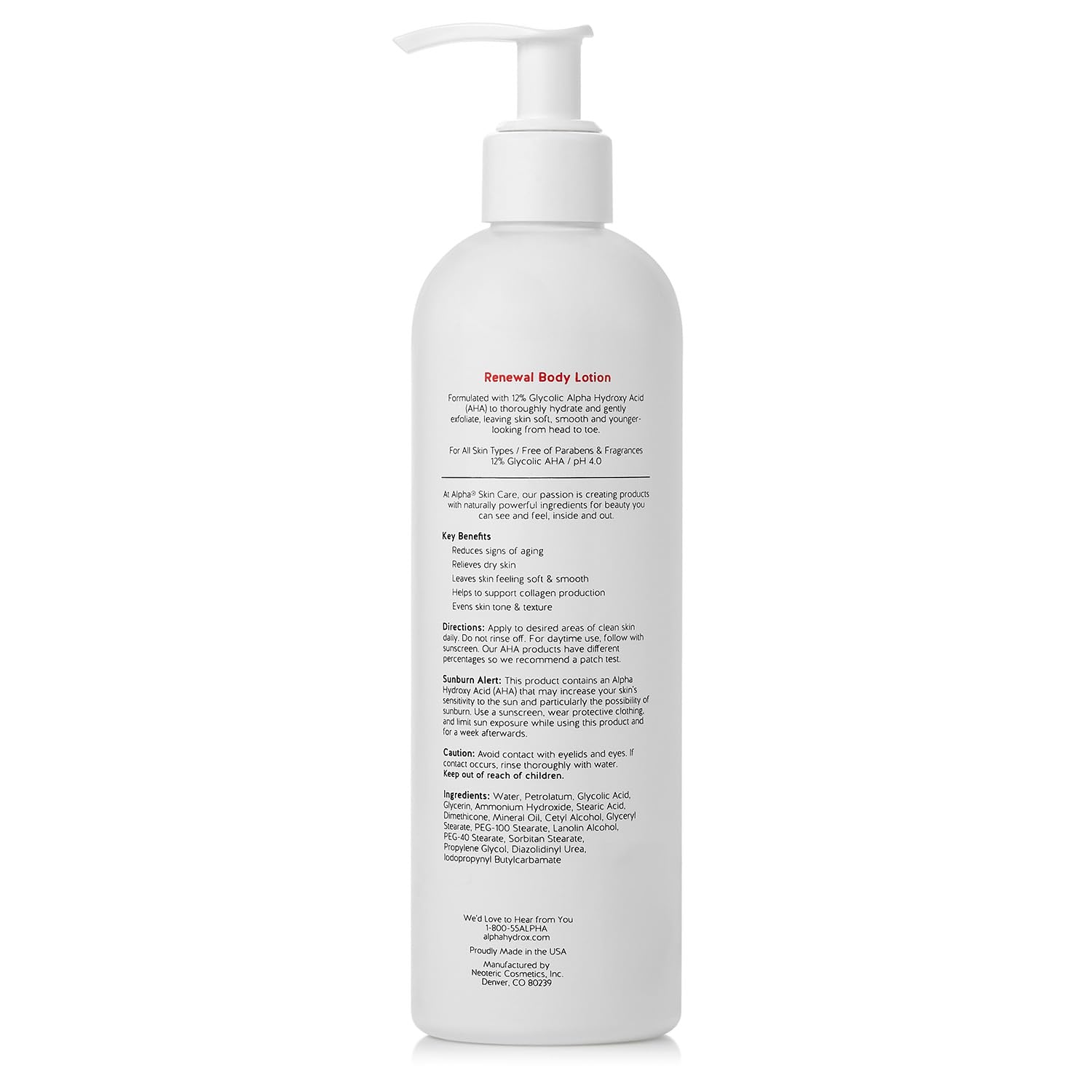 Alpha lotion placed on bathroom shelf, suggesting daily routine and lifestyle use