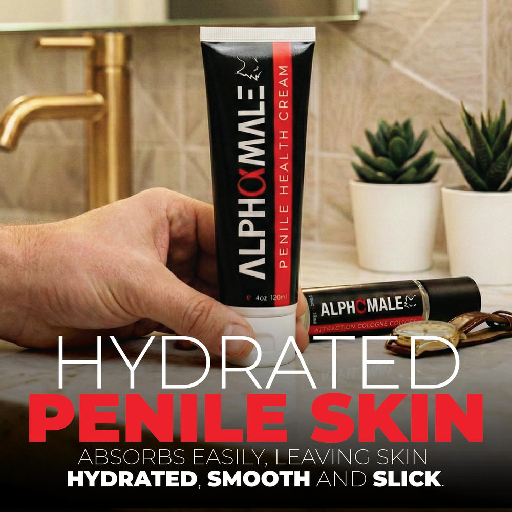 AlphaMale application demonstration on hand showing targeted use and ease