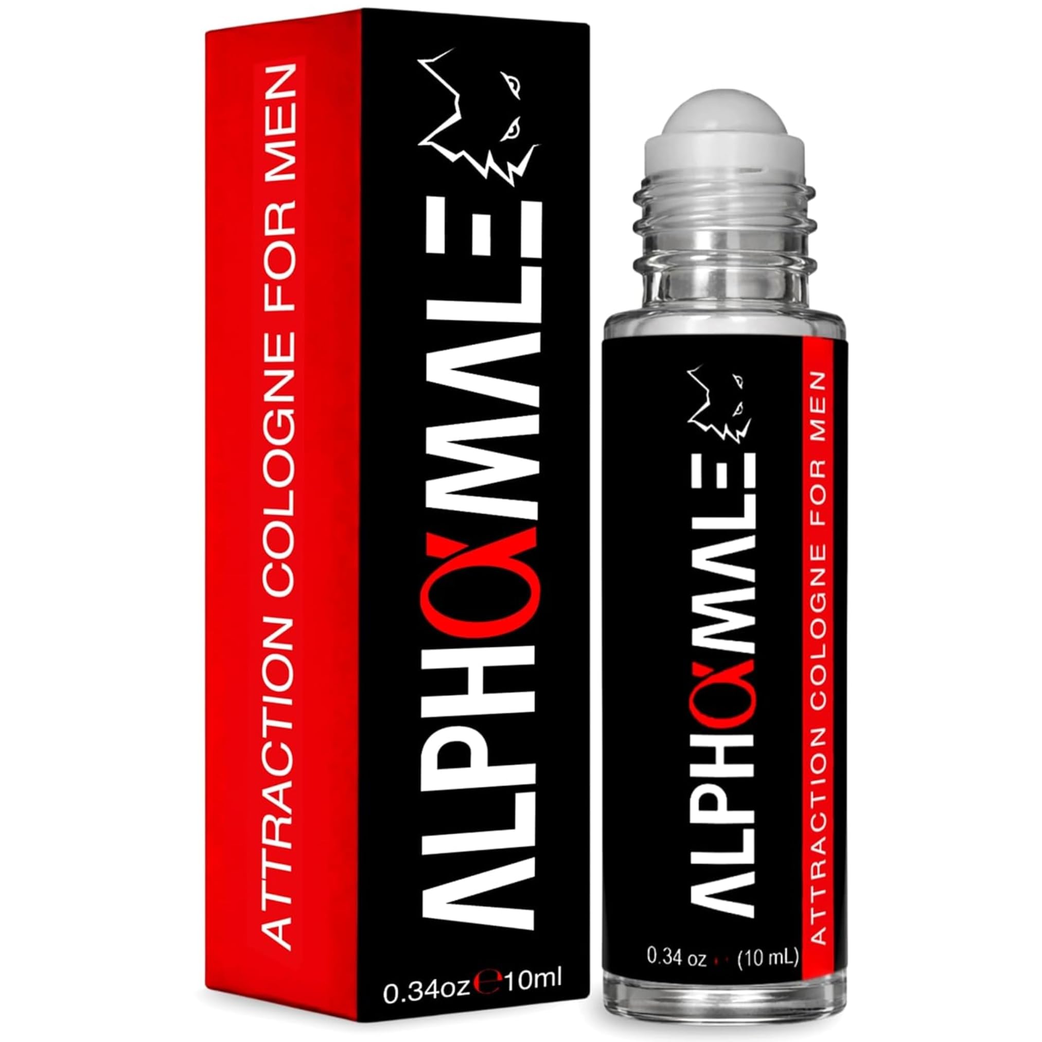 AlphaMale front packaging travel-size 10ml shows compact convenience