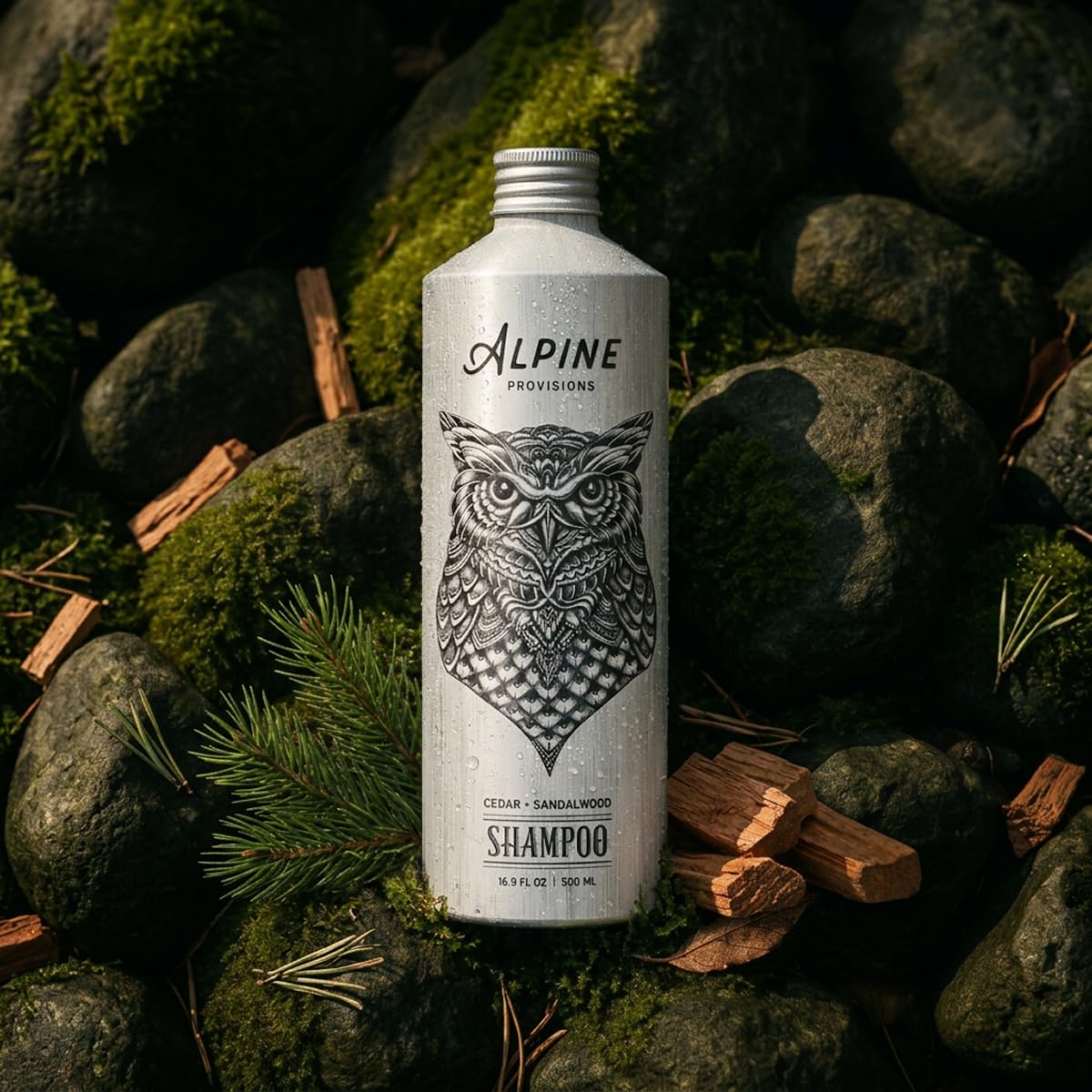 Alpine Provisions aloe vera and jojoba ingredients displayed to highlight hydration