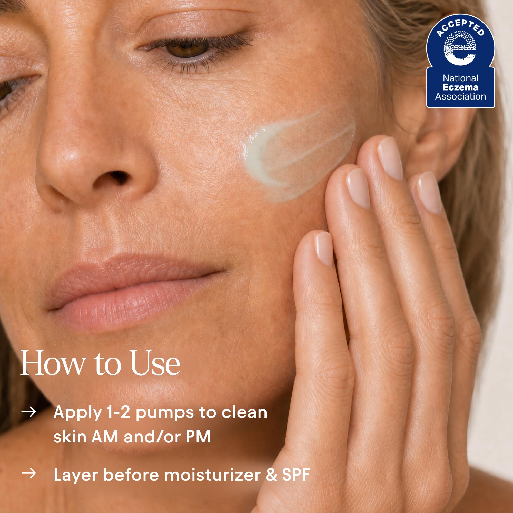 Alpyn Beauty label close-up showing peptides and azelaic acid benefits