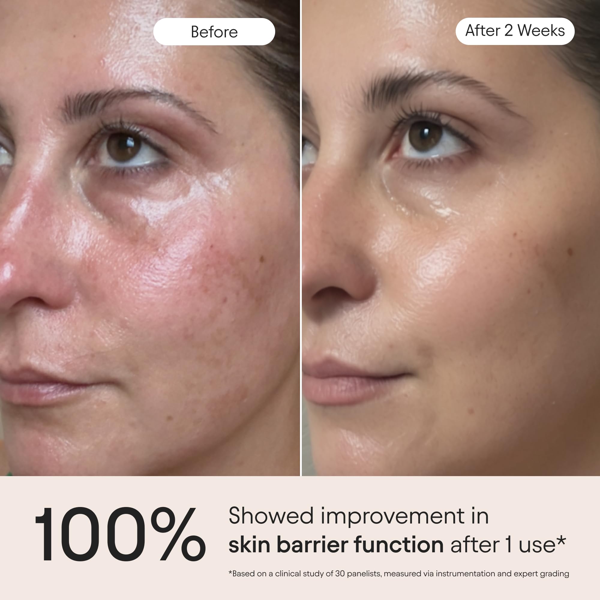 Alpyn Beauty serum texture spread on skin for lightweight hydration