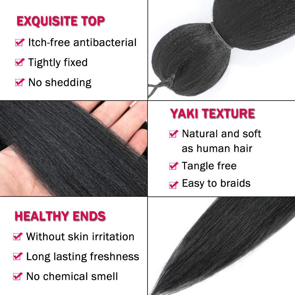 Alrence worn knotless braids demonstrating lightweight comfortable wear