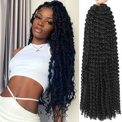 Alrence front packaging showing 24 inch passion twist and quick-install benefit