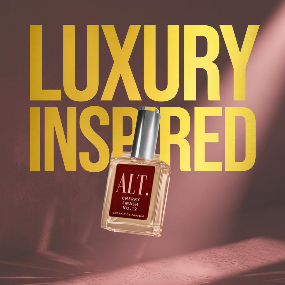 ALT. FRAGRANCES label close-up on 60ml bottle highlighting ingredient clarity