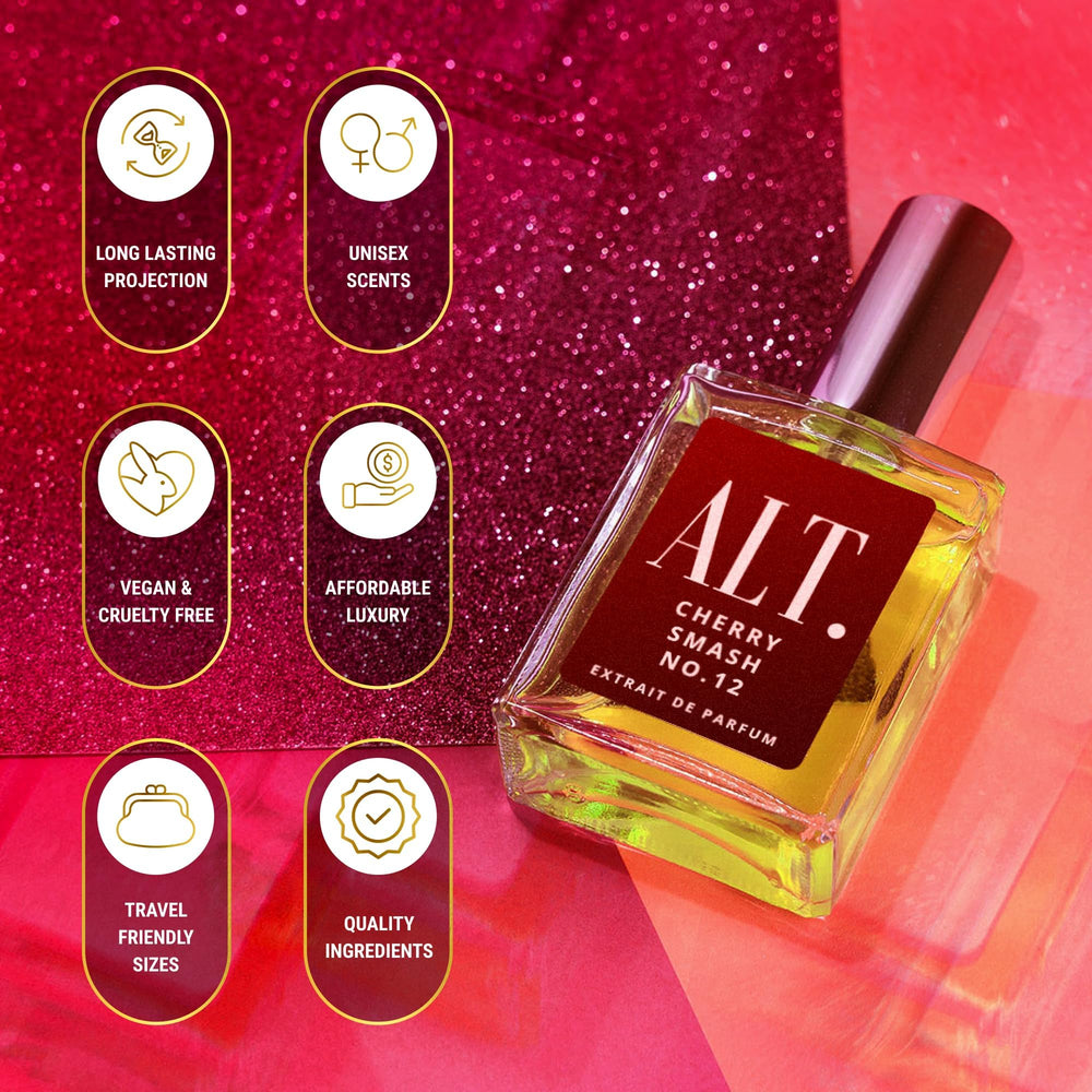 ALT. FRAGRANCES styled with evening outfit to show versatility and sophistication