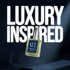 ALT. FRAGRANCES label close-up highlighting Farouche No. 29 details and ingredient clarity