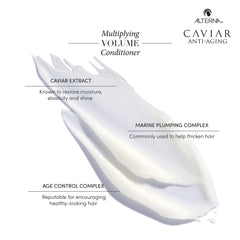 Alterna creamy conditioner texture highlighting lightweight moisturizing action