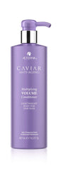 Alterna bottle front view showing label and benefit of instant volume