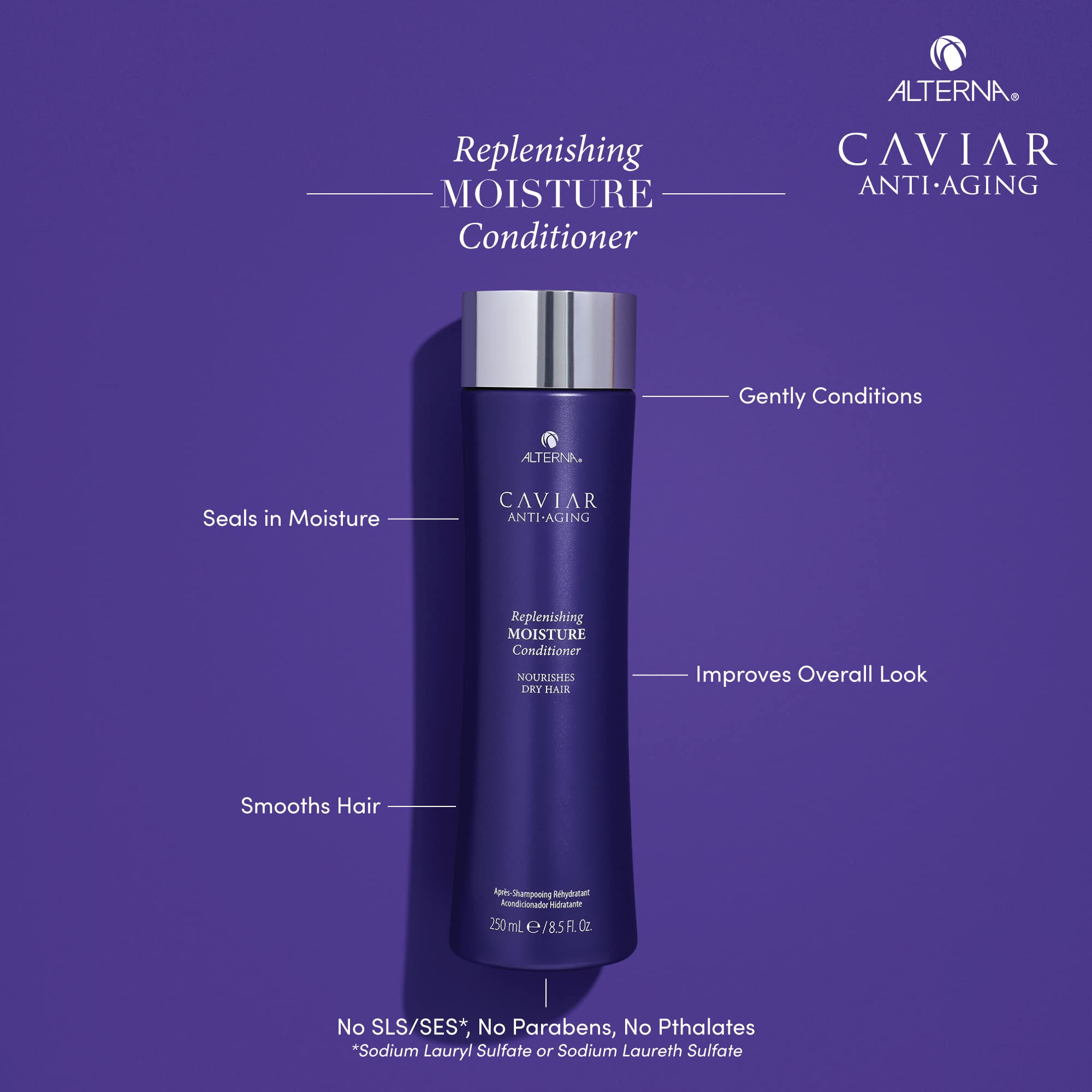 Alterna CAVIAR pump top dispensing conditioner for easy salon use