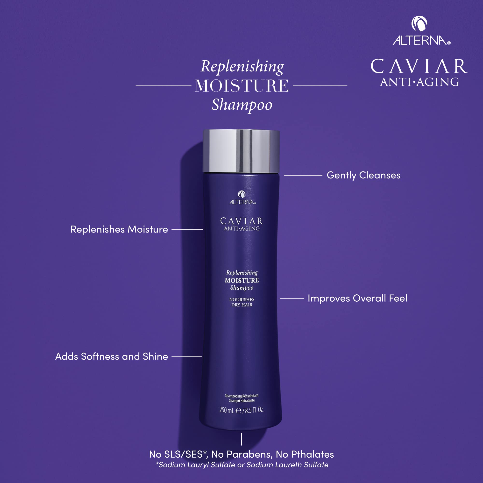 Alterna caviar pump dispensing product highlighting easy controlled application benefit